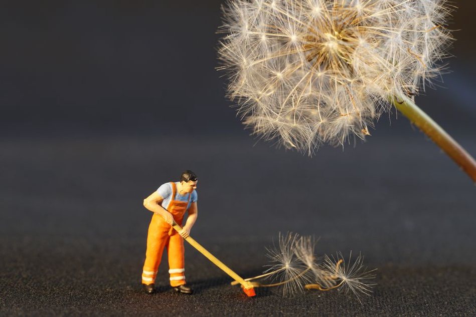 entretien des miniatures avec pinceau
